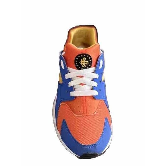 Size 6.5 Youth (GS)~Women’s 8~Nike Huarache Run Low Hyper Royal Yellow Ochre - Picture 3 of 5
